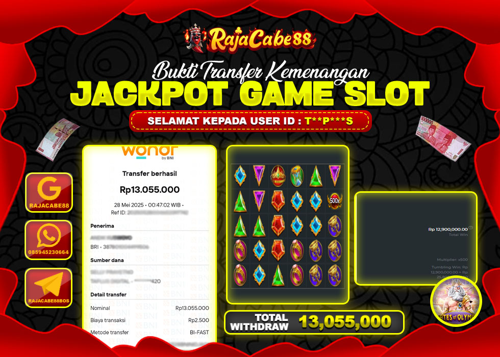 RAJACABE88 | BUKTI KEMENANGAN GATES OF OLYMPUS